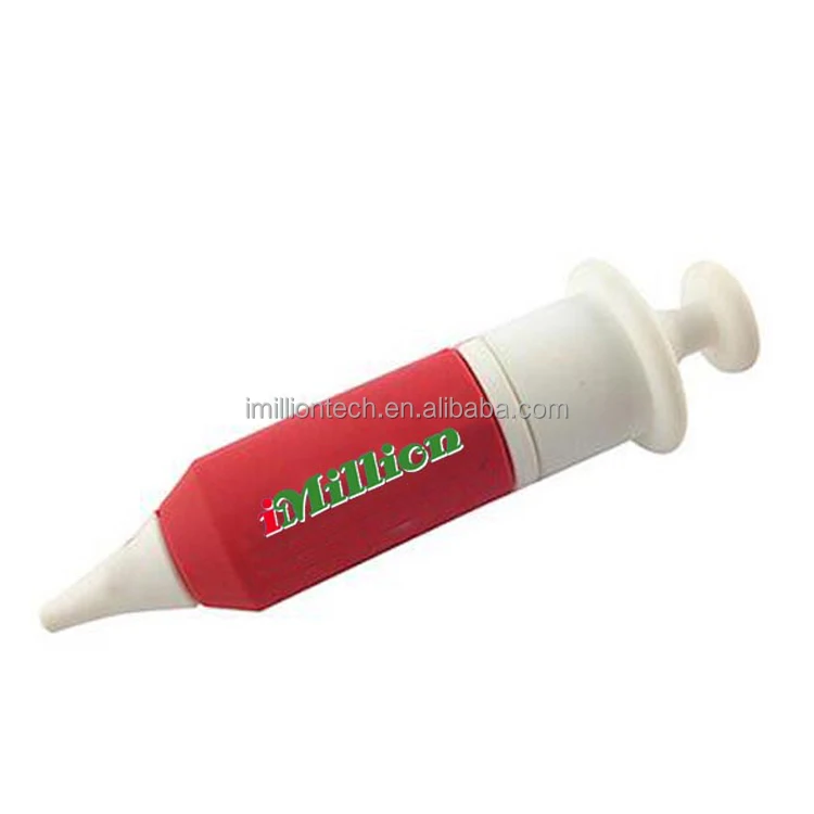 Забавный медицинский шприц модель USB 2,0 карта памяти флэш-накопитель