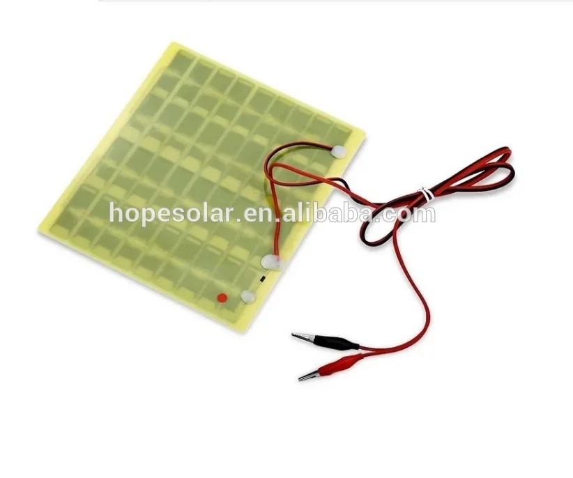 5 Watt Polycrystalline Silicon Solar Cells 5w 18V Battery mobile Charger For Cars/Boats With Crocodiles Clips Small Solar Panels