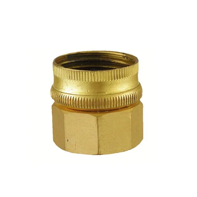 
Brass pipe double female threaded fitting 