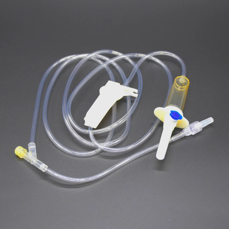 
High Quality Iv Infusion Giving Set With Filter Non-toxic sterile Infusion Set for Single Use With Needle 23G 