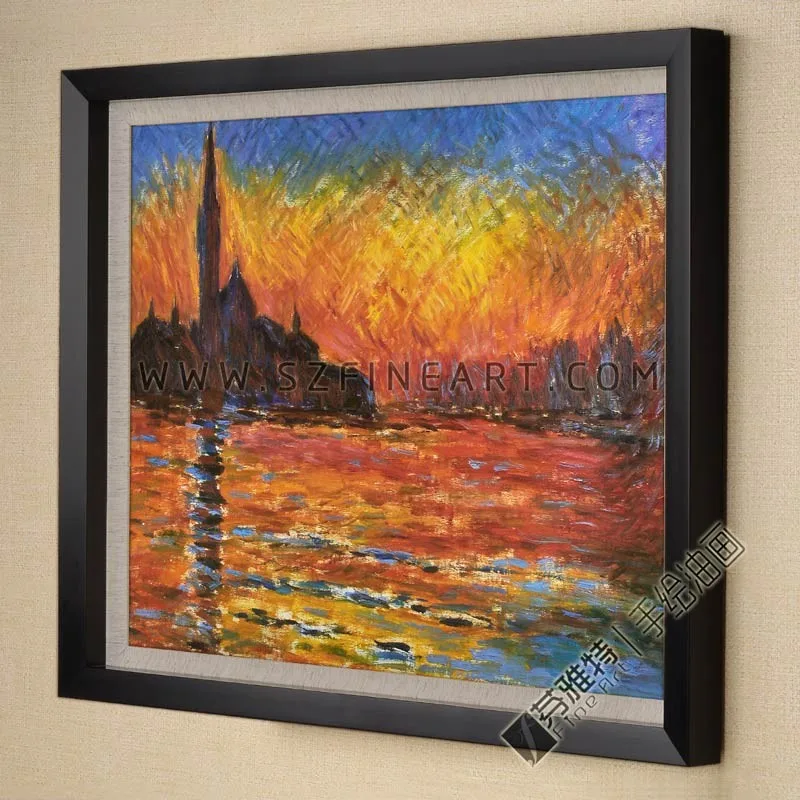 Reproduction Claude Monet Canvas 100% Handmade Impressionist Oil Painting