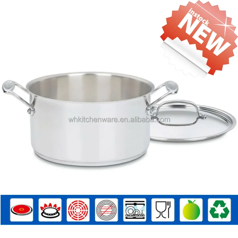  Композитная кастрюля из нержавеющей стали с крышкой