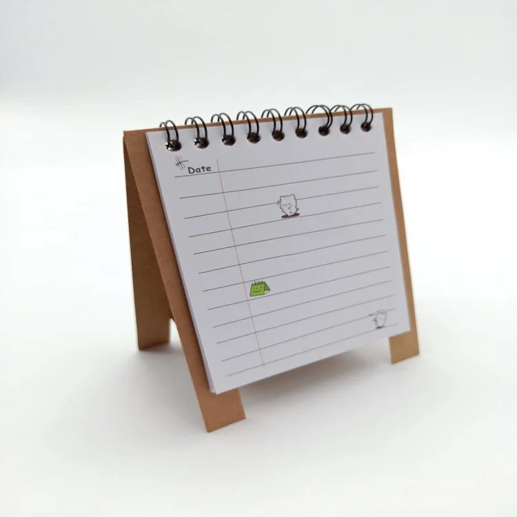 China cheap custom printing page a day desk calendar