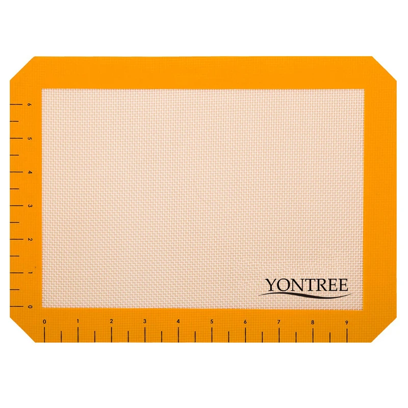 42*29.5CM Non-stick Food Grade Silicon Rubber Macaron Pastry Rooling Mat Fondant Silicone Baking Oven Mat