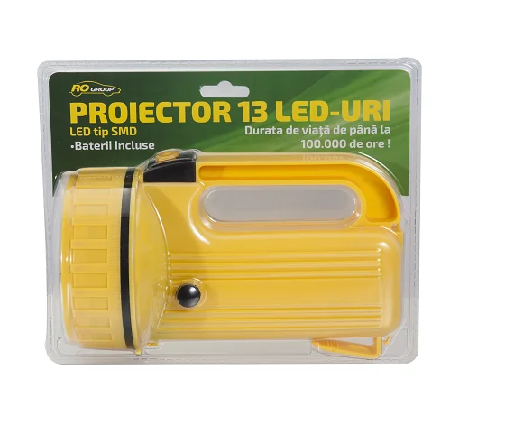 Portable LED Spot Flashlight Plastic Hunting Search Light with Handle, Mining Torch Light for Outdoor, Earthquake.