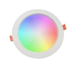 12W RGBW Round LED Panel Light Intelligent Bluetooth APP Glass Panel Light RGB