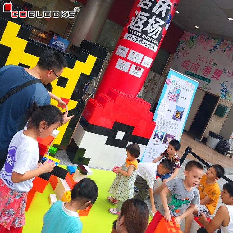 Новый дизайн мультфильм блоки пластиковая мебель для детей