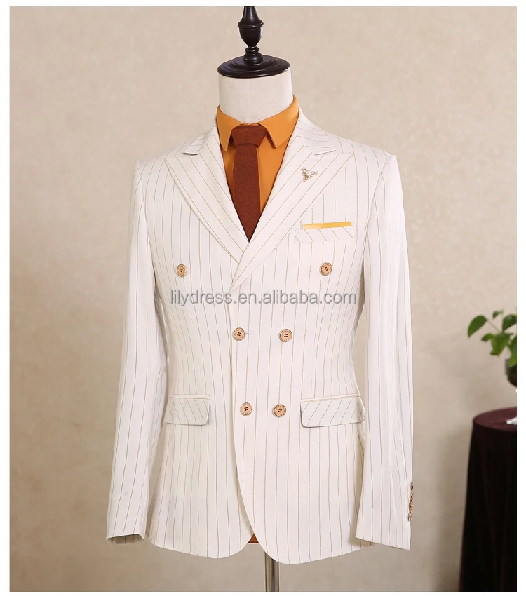 High Quality Customized Made Double Breast Slim Fit Wool Mans Suits Side Vent (Coat+Pants+Vest) NA13 Mens 3 Piece Suits