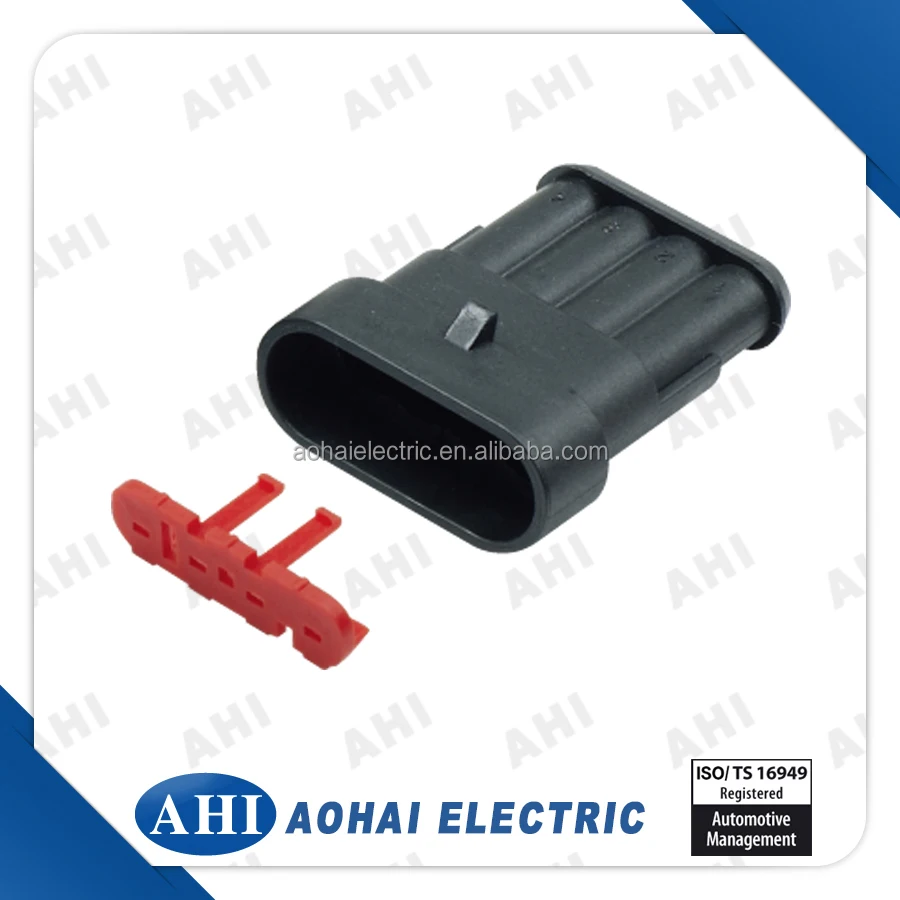 282108-1 корпус 6 контакт. электрический кабель мужской superseal разъем