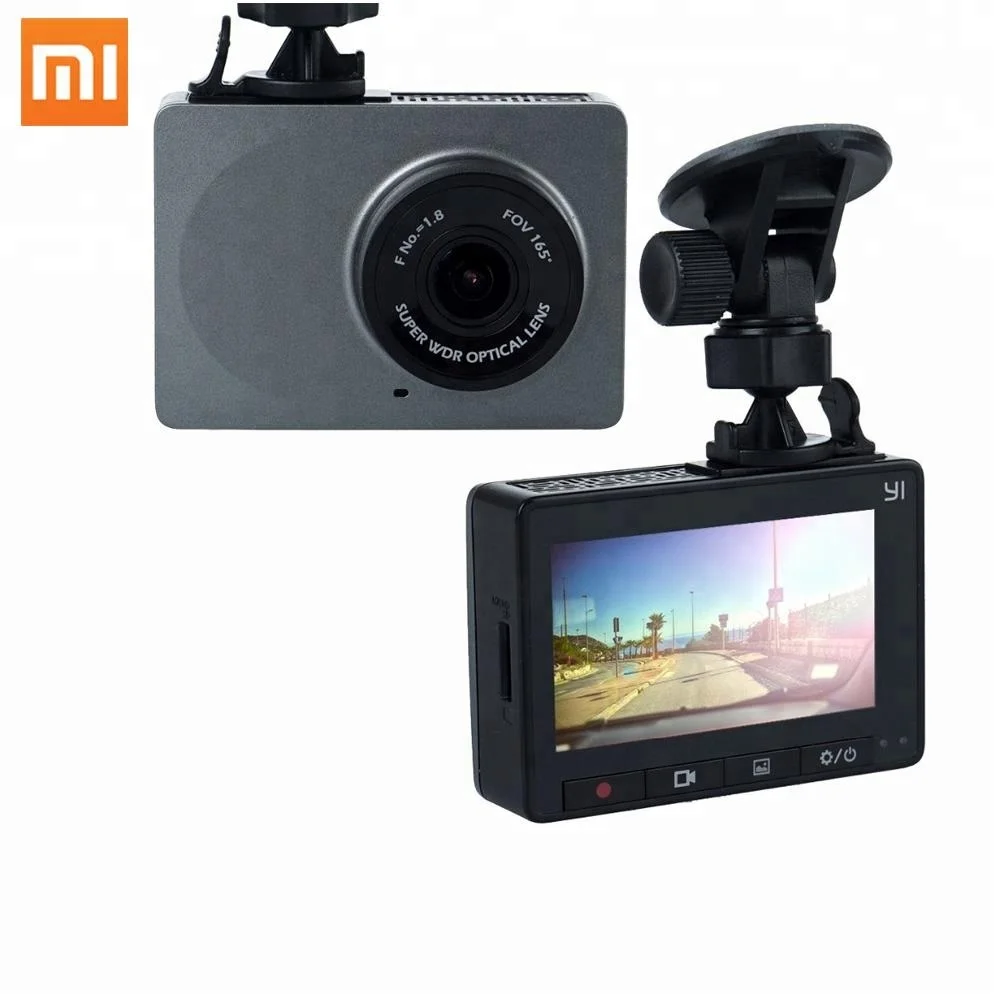 100% Оригинальные YI hd 1080 P 165 градусов приборной панели автомобиля камеры