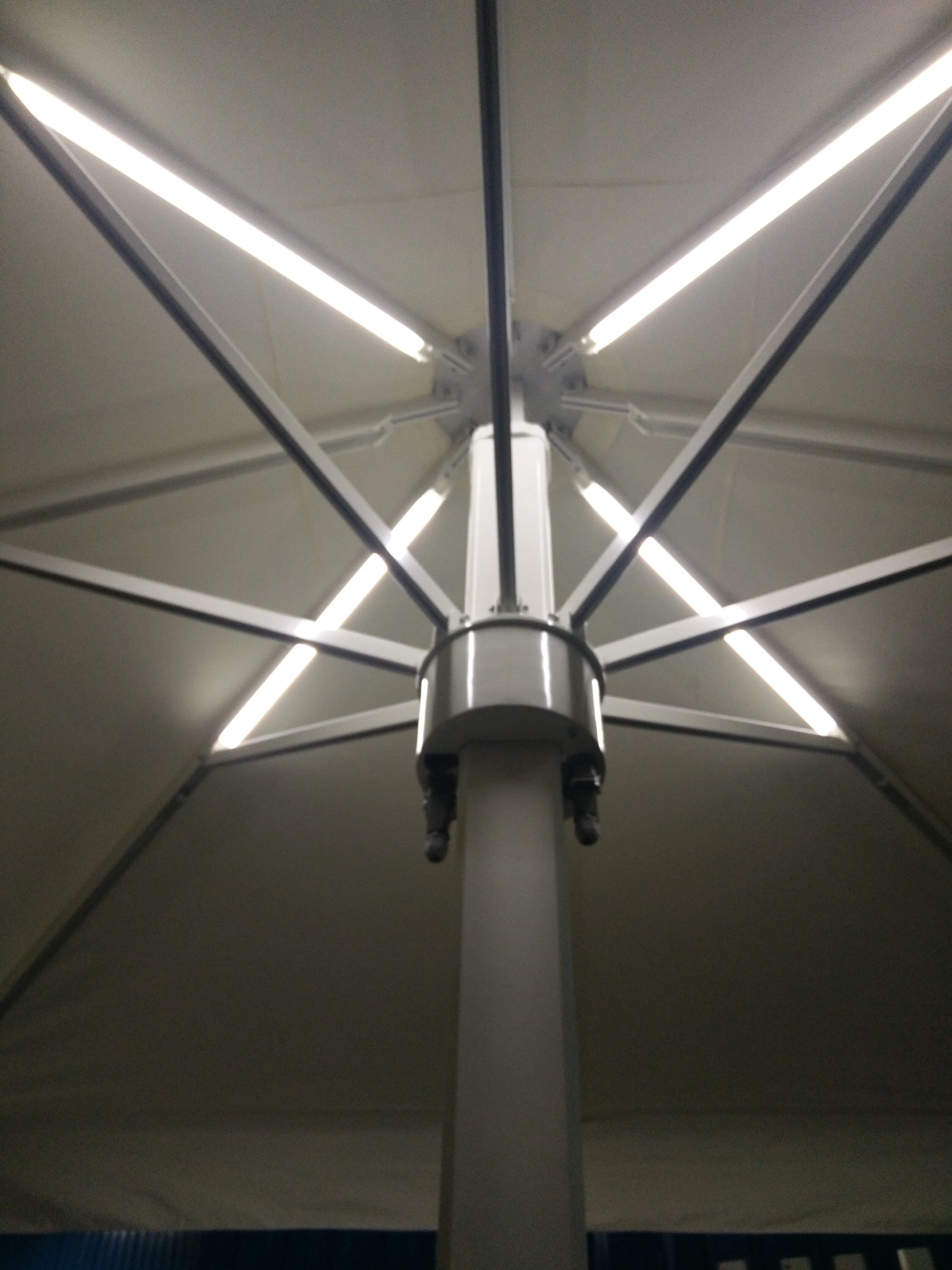 5*5m Dia 6m LED Lights  Outdoor Garden Large Umbrellas