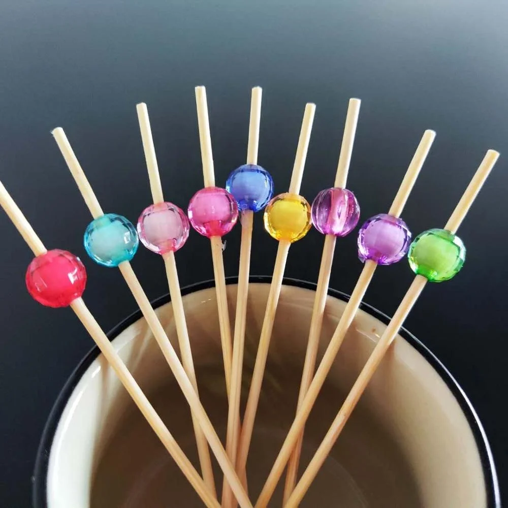 120mm party cupcake decoration flexible bamboo sticks disposable skewer bamboo sandwich stick