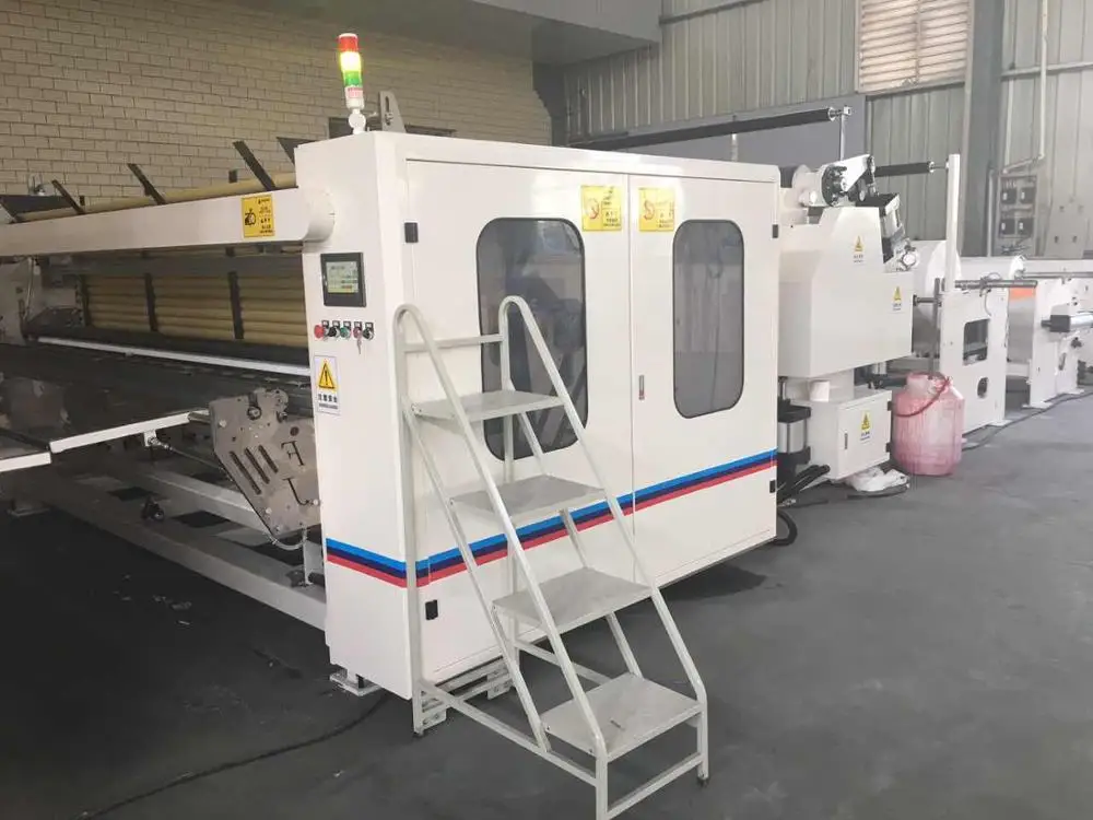 
HX-SJZ-2800D Automatic Wrapper-type High Speed Kitchen Towel/Toilet Paper Production Line 