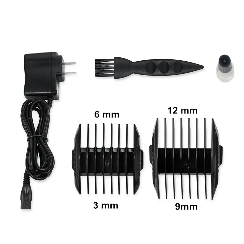 Professional LCD Hair Clipper Salon barber supplies shop equipment hair cutter electric private label trimmer men USB charger