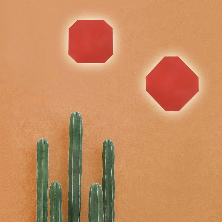 
modern bedroom red pink blue small round various shapes wall sticker kids star lamp 