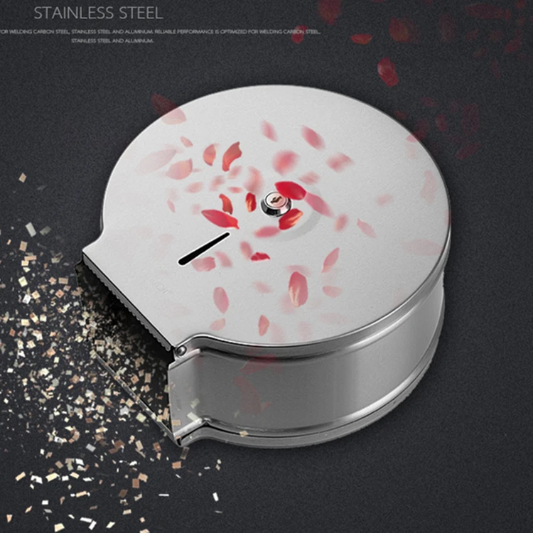 Stainless steel storager lock jumbo roll toilet tissue dispenser toilet paper dispenser