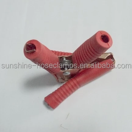 
Low Price alligator clip stainless steel to battery clamp 