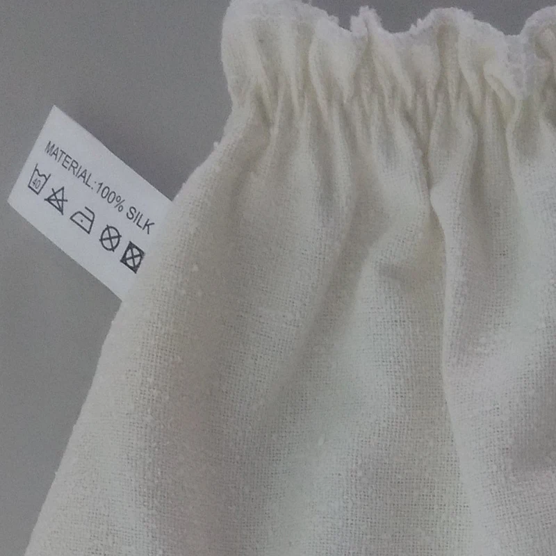 
ayurvedic garshana 100% raw silk dry massage gloves for SPA 