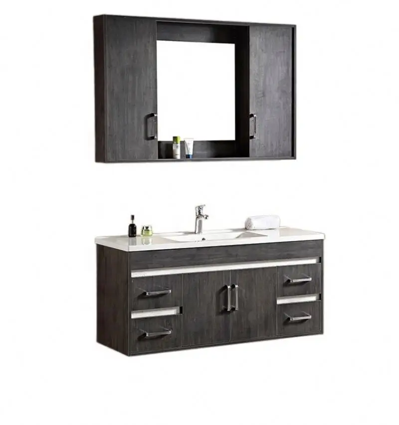 Hot sale black rv bathroom storage cabinet vanity makeup