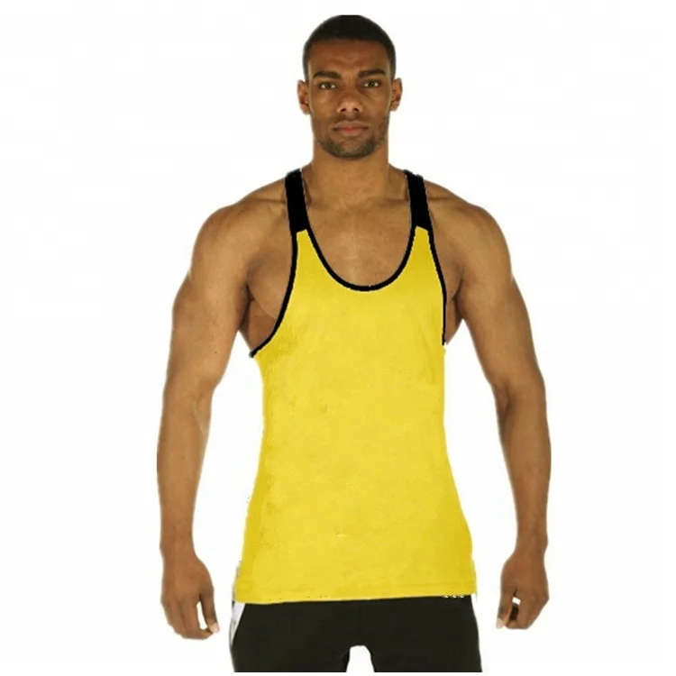 wholesale custom dry fit sleeveless training workout fitness vest gym man tank top