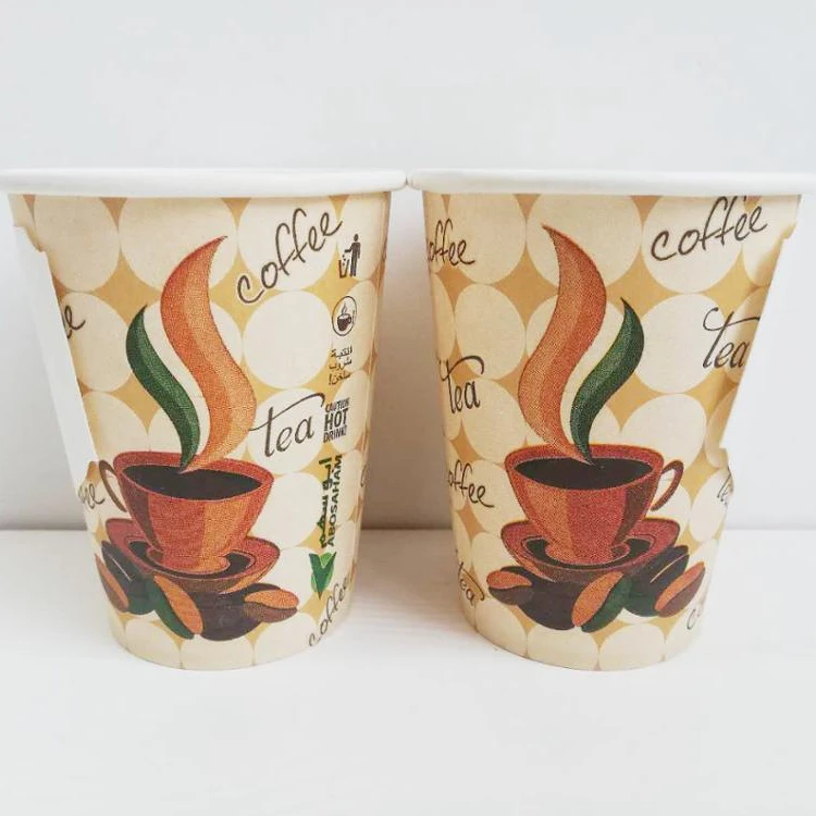 
wholesale China supplier cheap price for single wall 7oz/8oz/9oz paper coffee cups with handle for hot coffee drink 