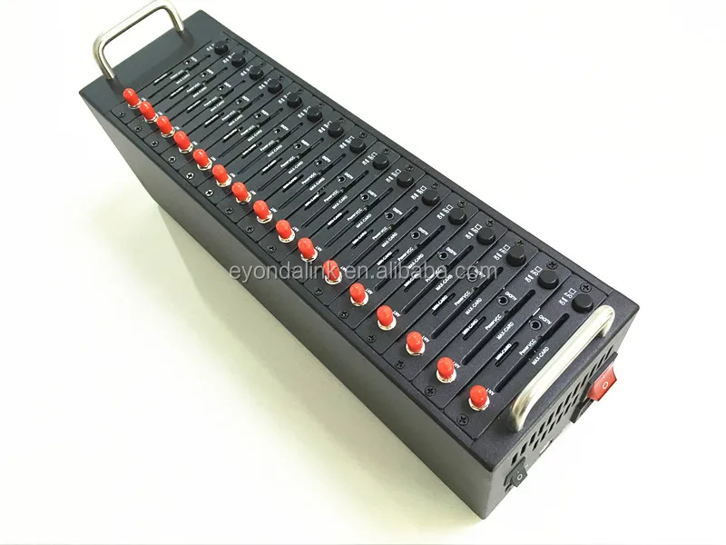 Compatible with Kannel software 16 ports gsm modem pool for bulk sms sending email modem
