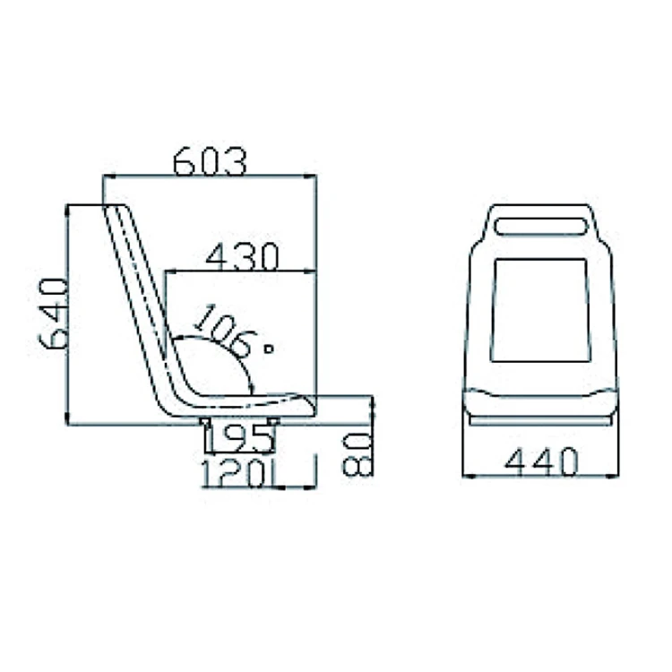 
ABS plastic bus seats for 30 seat bus,high back throne chair 