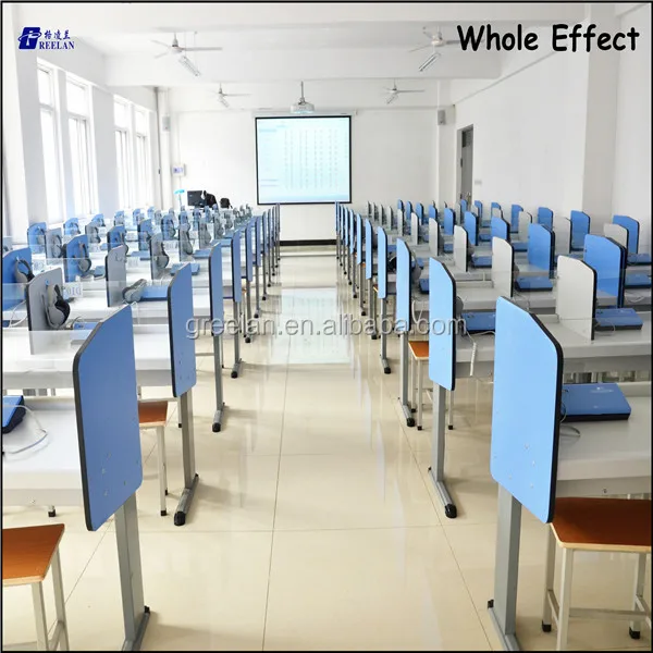 Digital English language learning software speech laboratory equipment