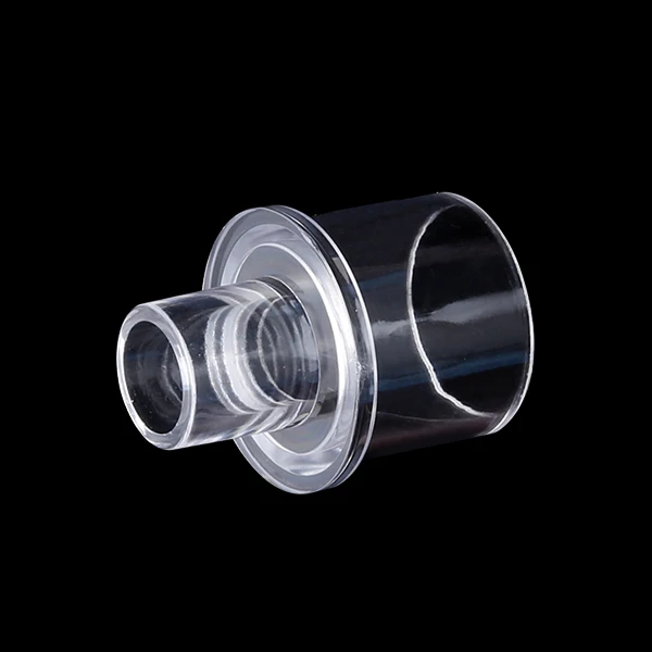 Disposable medical plastic connector for breathing circuits catheter mount elbow tube connector