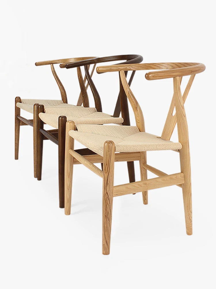 Bentwood black ash hans wegner y chair