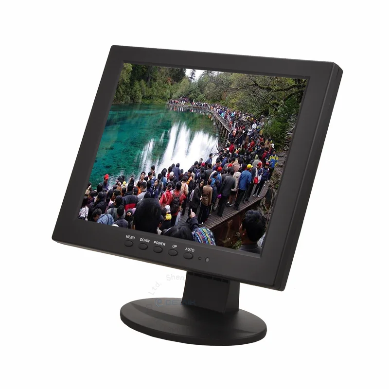 Detaik 10 дюймов HD видеонаблюдения ЖК-монитор с вход VGA BNC