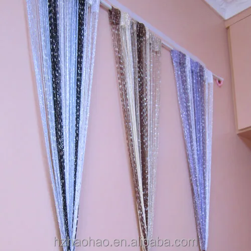 
Multicolor flat silver 100cm x 200cm Fringe String Tassel Panel Curtain 