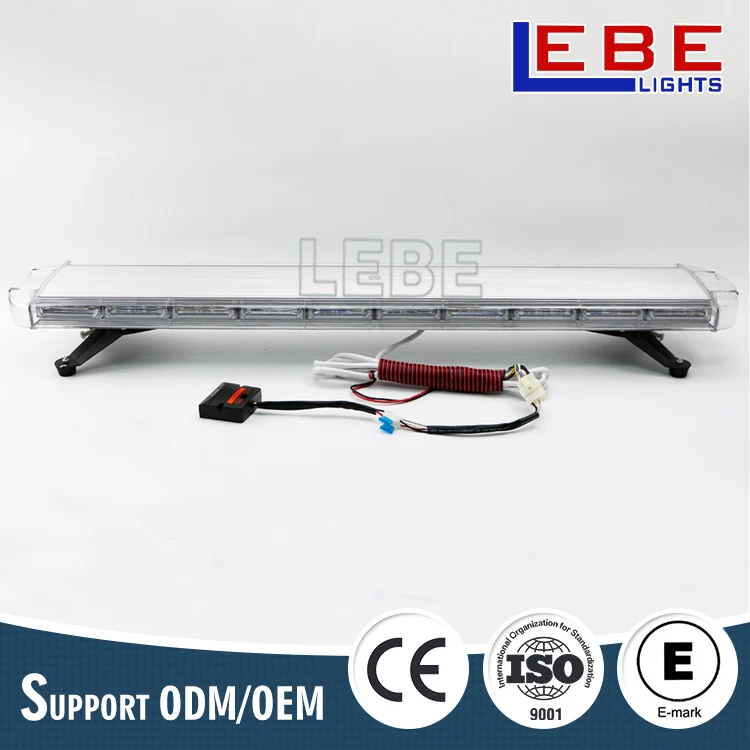 Led light bar emergency polices car light dual color warning light