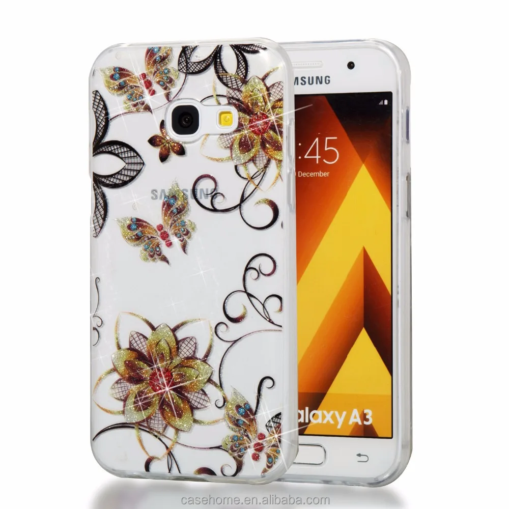 IMD transparent phone case for samsung A3 2017