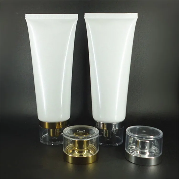 10ml 20ml 30ml 50ml 100ml facial cleanser pe cosmetic soft tube packaging container empty plastic squeeze tube bottle for cream