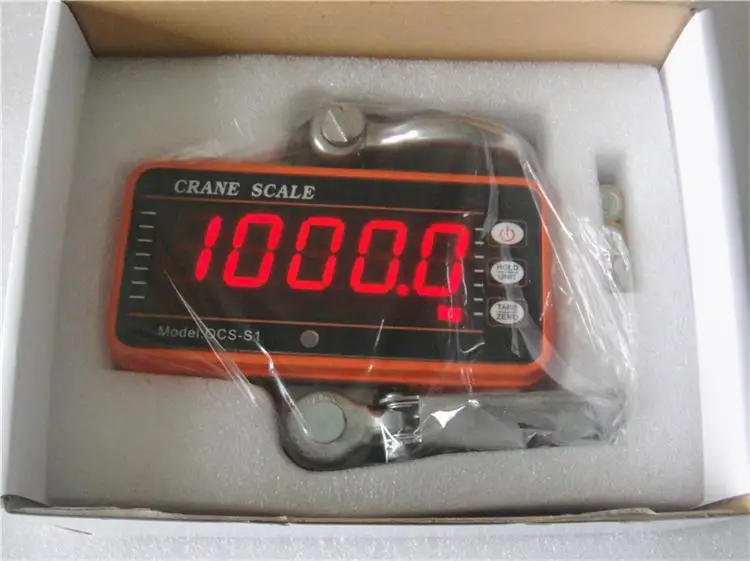 
High Strength 1000KG remote controller crane scale industrial weighing scale 