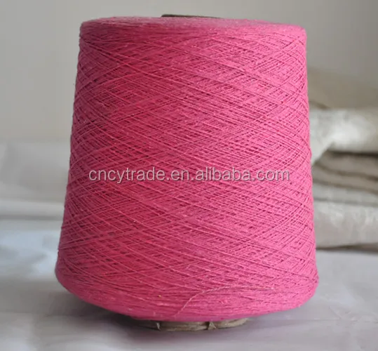 Полиэтиленовая пряжа из регенерированного хлопка, оптовая продажа, китайская пряжа для футболок