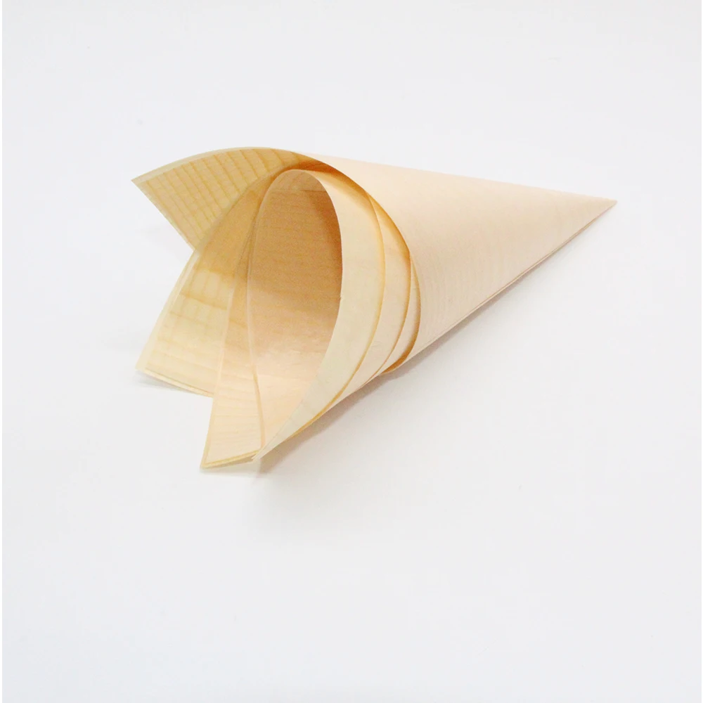 Factory Sale Pine Wood Cone Disposable Sushi Cone