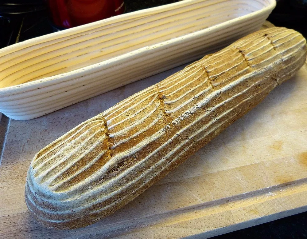 Handmade Oval Long Baneton Brotform Proving Rattan bread proofing basket
