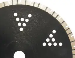 hot-pressed continuous sintered diamond saw blade for masonry