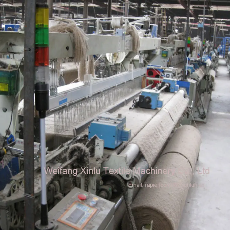 Jute fabric making machine weaving machinery textile rapier loom