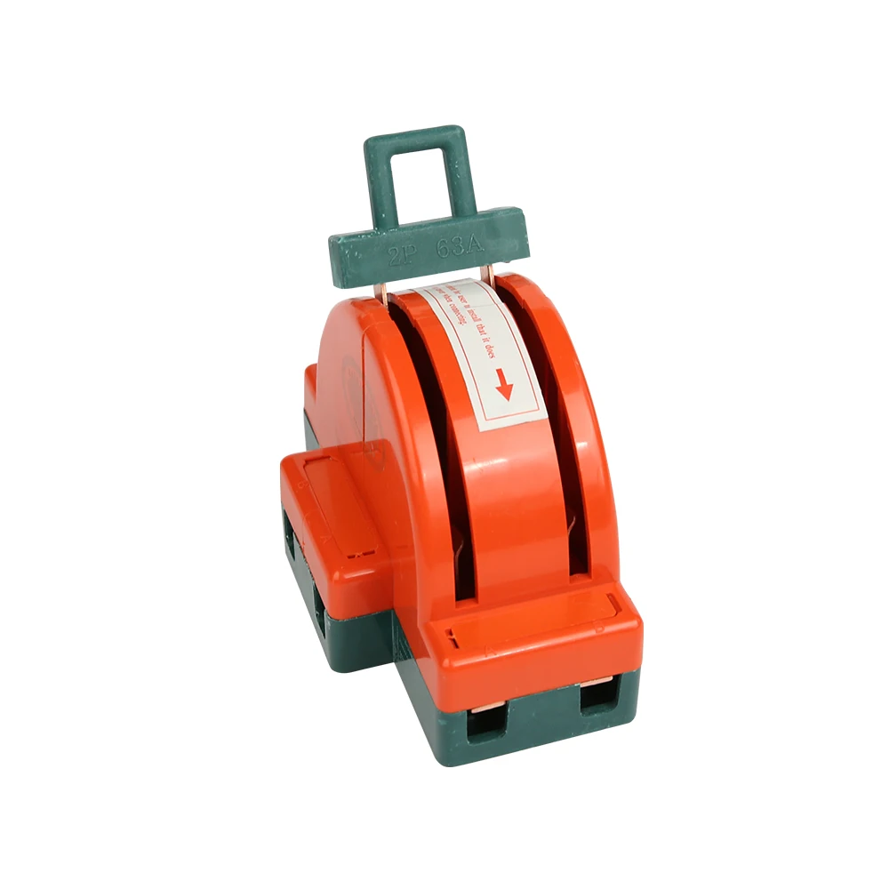 Orange 2P63A 220v Handle Push Double Manual Knife Changeover Switch