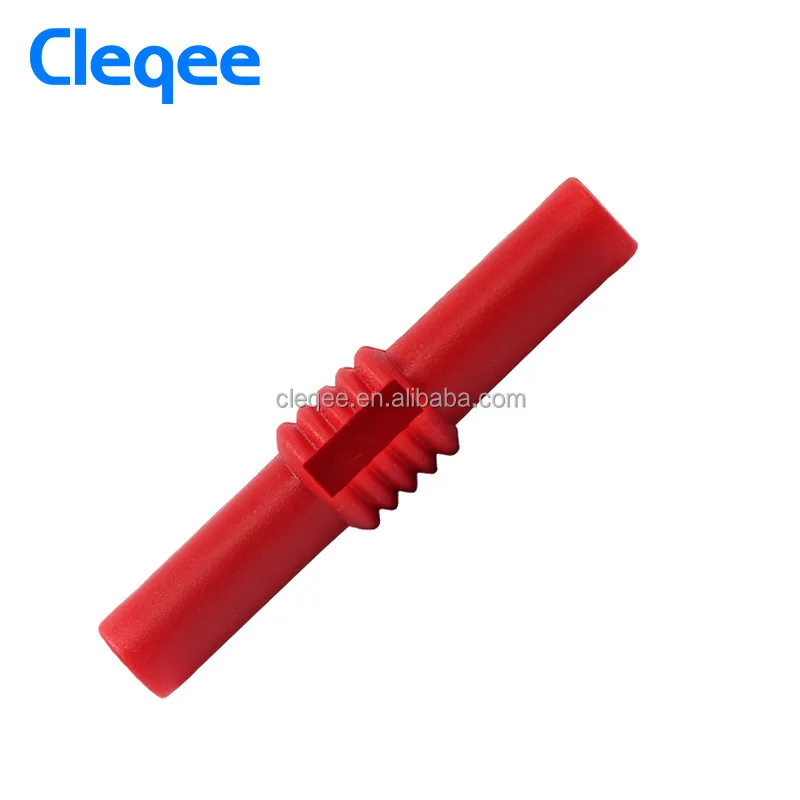 Cleqee P7023 4mm banana socket female adapter extension Insulated Banana plug Coupler