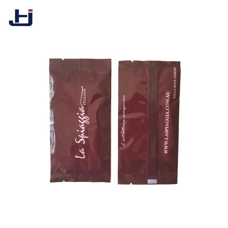 restaurant use 1piece make- to-order hands wet wipes,single pack disposable restaurant hand wet wipes
