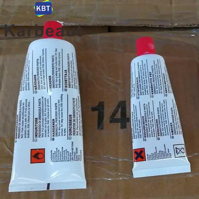 
2860# 2K CHPO poly putty with yellow hardener for car refinish 