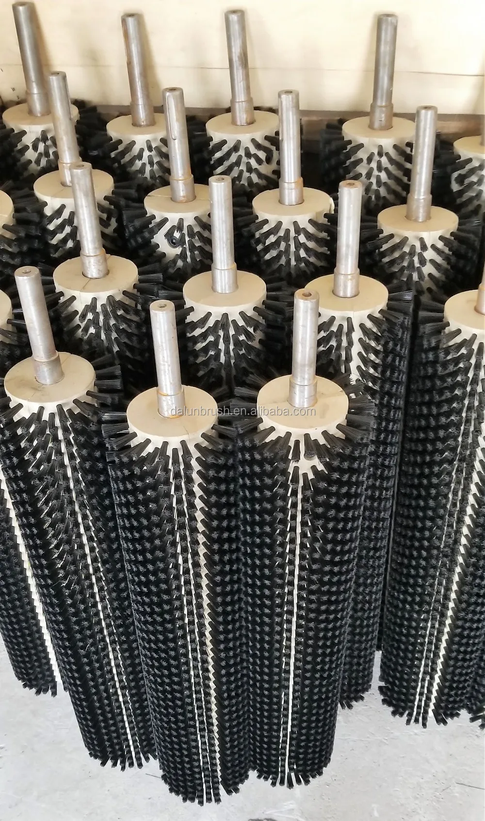 
newest design cylindrical roller brush fruit cleaning roller brush 