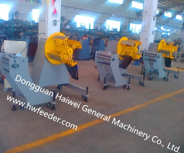 
Factory price metal sheet recoiler machine with tightening device (RMT-400 ) 