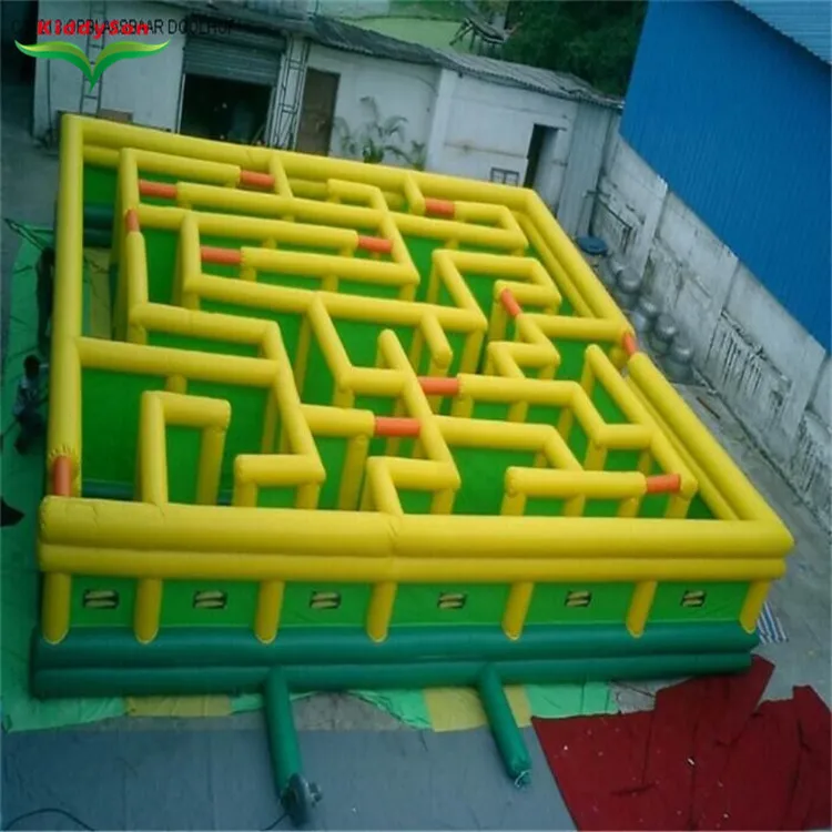  Забавный надувной лазерный Лабиринт для спорта на открытом воздухе мини-лабиринт
