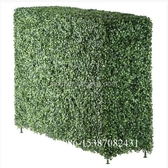 plastic artificial boxwood hedge for garden design project decoration