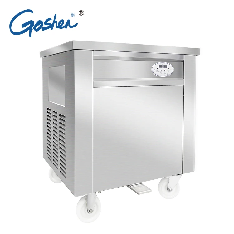 Wholesale factory Commercial Mini and Portable Fried ice cream roll ice maker machine